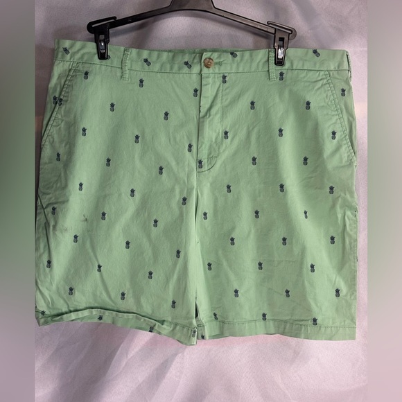Izod Other - Izod Light Green Cargo Shorts with Navy Print‎